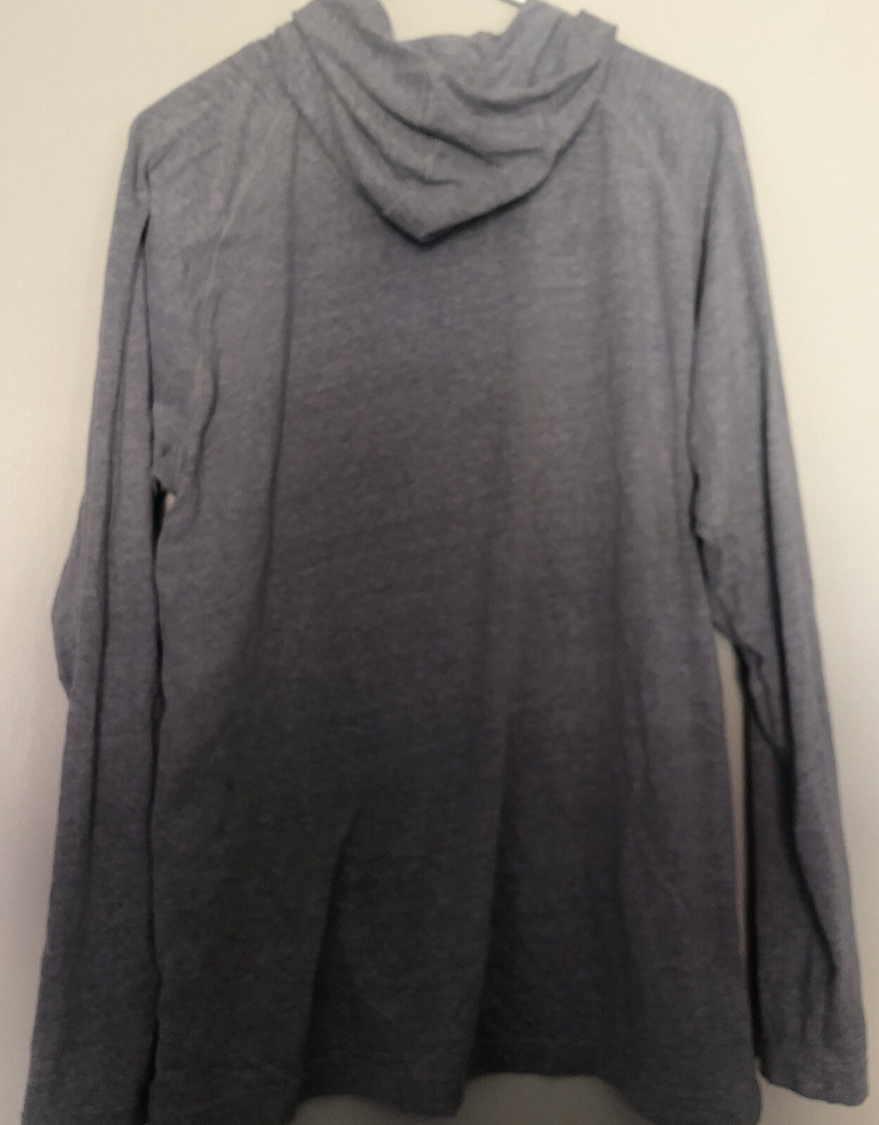 Under Armour UA Long Sleeve Hoodie Mens Sz M Medium Lacrosse Grey Pullover Shirt