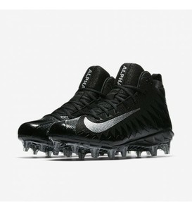 Nike Alpha amenaza Pro Mediados FNL Hombre Botines De Fútbol Negro/Plata  880410 010 Talla 1. | eBay
