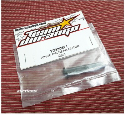 RC Team Durango TD330671 Hinge Pin Rear Outer (2) DESC10 DNX8 DEX8 DEX8T OldStok