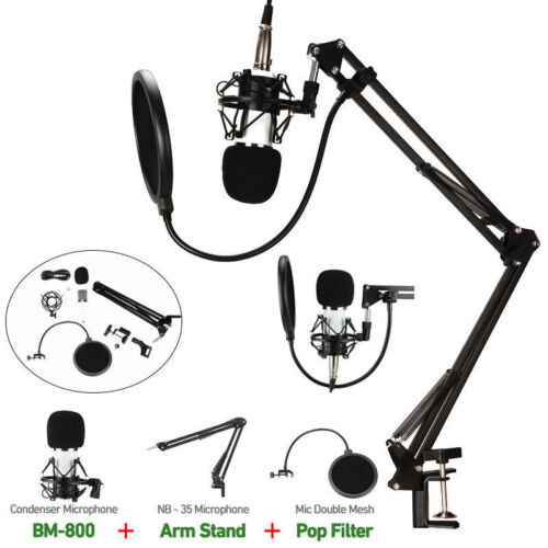 Kit De Micrófono Condensador Profesional Con Brazo Articulado Y Mic Para Juegos - Picture 13 of 39