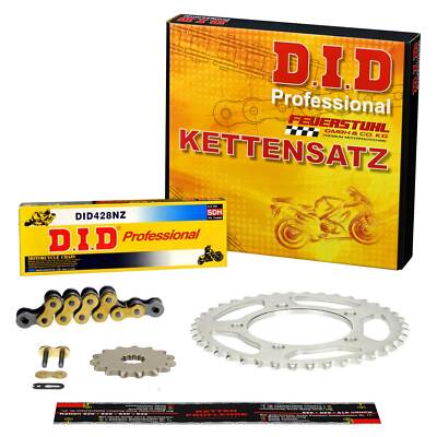 Kettensatz Yamaha RS 100 /DX (1Y8) 77-81, DID NZ spezialverstärkt GOLD G&B