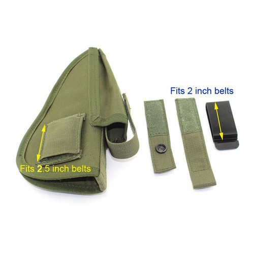 Universal Tactical Pistol Right Left Hand Gun Holster Magazine Pouch Waist Bag - Picture 10 of 13
