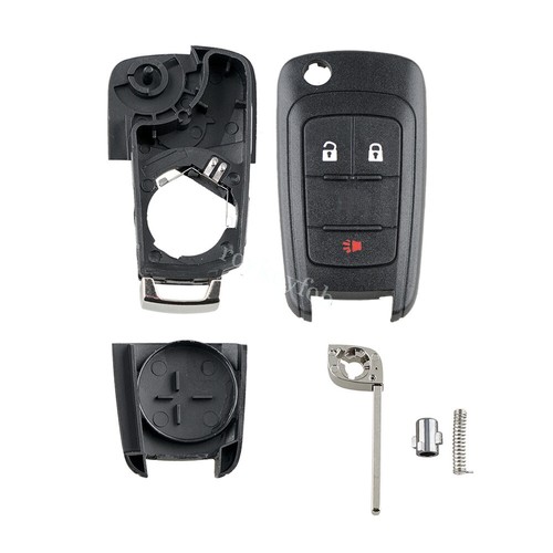 For Chevy Equinox 2010-2012 2013 2014 2015 2016 2017 Remote Key Fob Case Shell - Picture 2 of 12