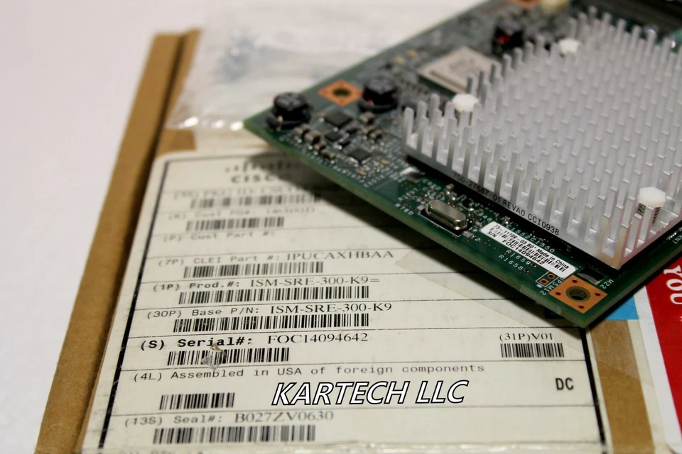 Cisco ISM-SRE-300-K9 300 Internal Service Module ISM SRE 512MB DRAM, 4GB flash - Image 2 of 4