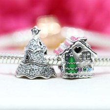 PANDORA Gift Set 2 Xmas Charms Twinkling Christmas Tree 791765CZ  798471C01