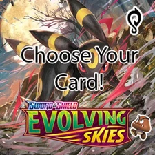 Pokemon Evolving Skies TCG - Choose Your Card! - Pack Fresh - BULK SAVINGS!