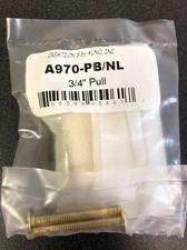 Alno Contemporary 3/4" Center to Center Cabinet Pull, Cabinet, Drawer Tab Pull