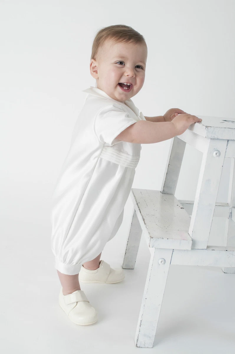 Baby boy cream outfit sales