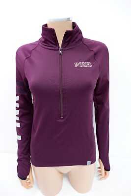 Victoria s Secret weinroter Hoodie Gr. XS UK 6-8 Damen sehr guter Zustand Ultimate PINK
