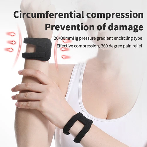 Adjustable Wrist Brace Pain Support Widget for TFCC Tear Ulnar Wrist Band - Picture 4 of 10