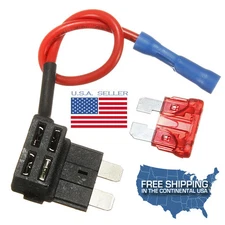Car Add-a-circuit Fuse TAP Adapter Standard ATO ATC Auto Blade Fuse Holder 10AMP
