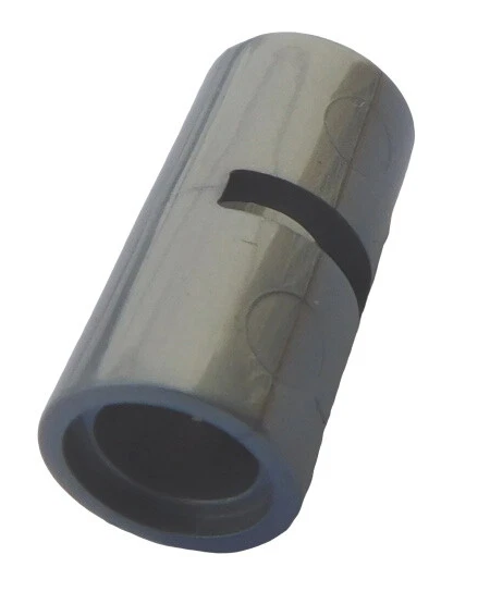 Lego 10 Stück Verbinder Achs Hülsen mit Schlitz silber (flat silver) 62462 Neu - Bild 2 von 4