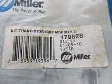 MILLER WELDING, GENUINE PARTS,TRANSISTOR IGBT MOD KIT, CAT# 179628,