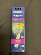 Oral-B CrossAction (EB50-3) 3 Replacement Brush Heads Refill