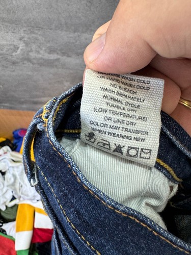 Rare EVISU Denim Jeans Selvedge Mens Size 32 - Picture 15 of 24