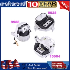 N238 Fits 2012-2018 Audi A6 2.0L FWD Engine Motor & Transmission Mount Set 3PCS