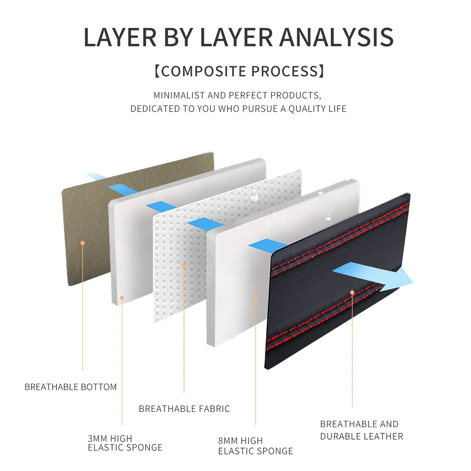 Capa de assento luxo couro ecológico conjunto completo de 5 lugares almofada dianteira traseira para Ford Mustang - Imagem 3 de 4