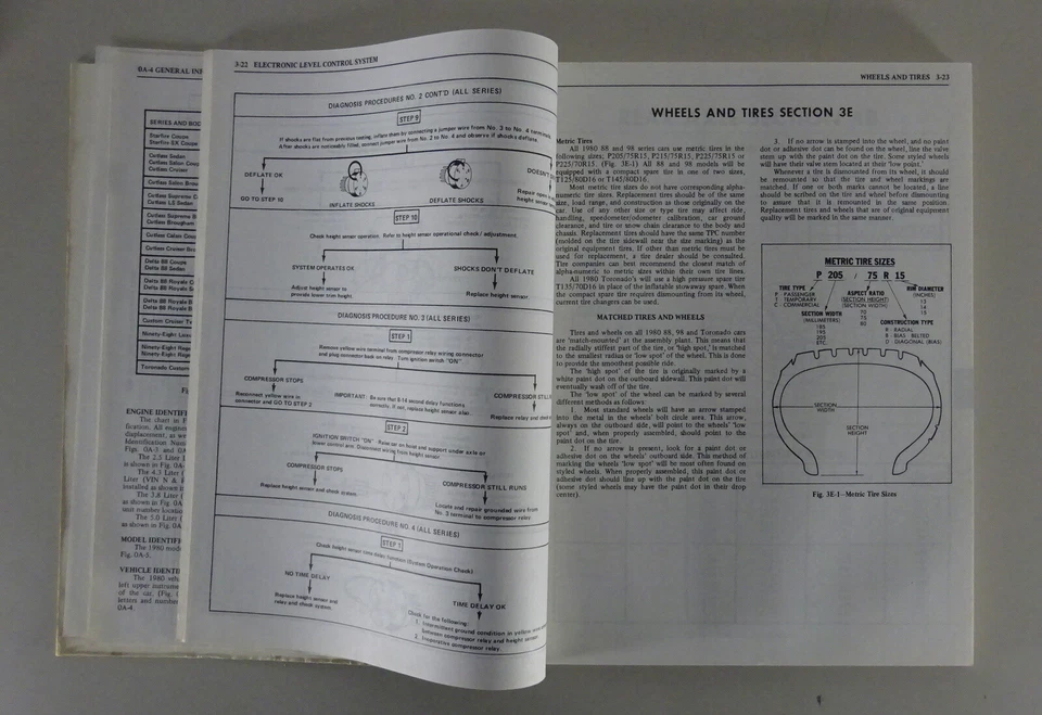 Manuale Di Officina Informazioni Oldsmobile Cutlass / Delta 88 Etc. Del 1980 - Immagine 4 di 4