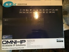 USED OMNI-IP Scalable IP Solutions 4 Channel Plug  Play NVR