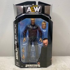 Jazzwares AEW Unmatched Series 8 Malakai Black Wrestling Action Figure