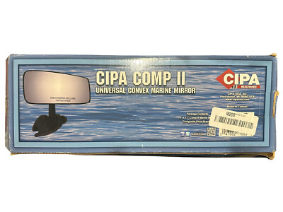 Universal Convex Marine Mirror  4'' x 11'' CIPA COMP II