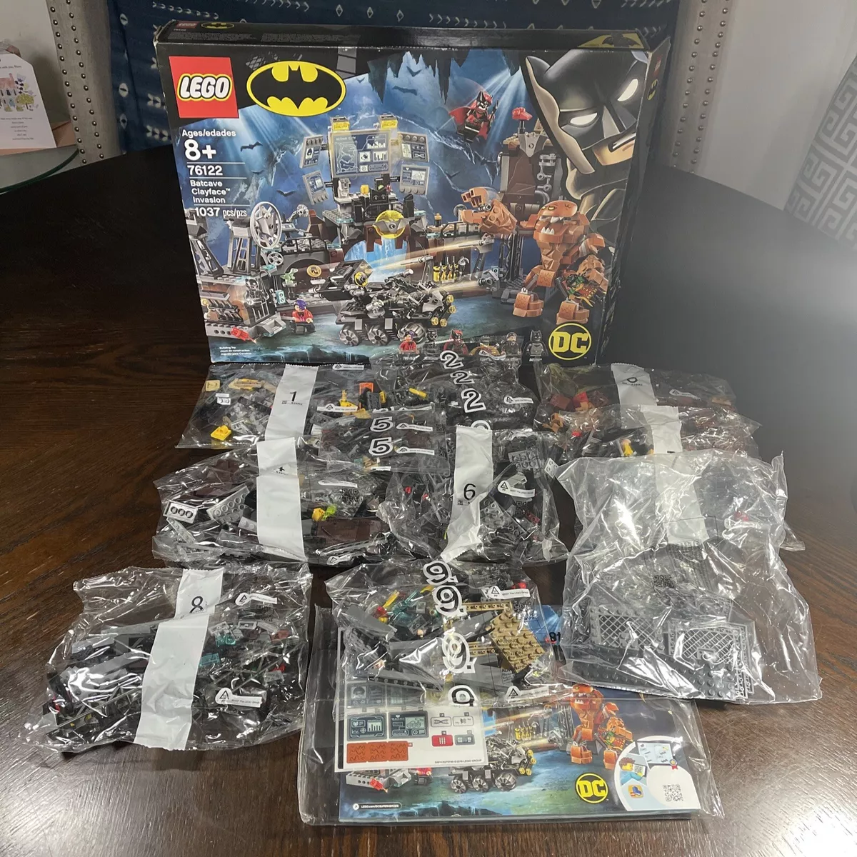 LEGO DC Batman Batcave Clayface 76122 Building Set (1037 Pieces)