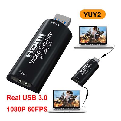 MS2130 4K HDMI To USB 3.0 Video Capture Card 1080P Game Record PC Live Streaming