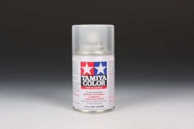 Tamiya 85080 Lacquer Spray Paint, TS-80 Flat Clear - 100ml Spray Can