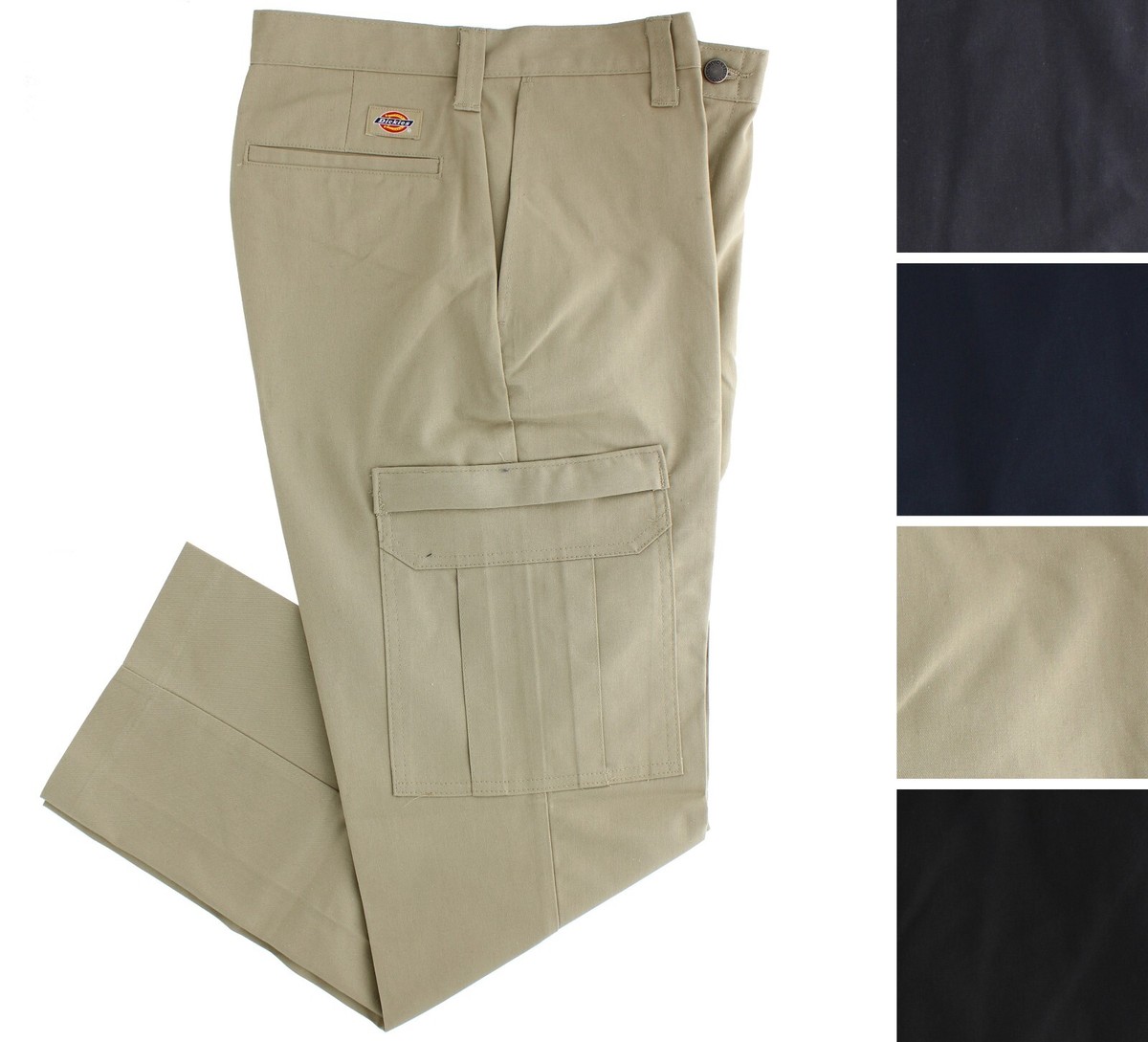 Dickies Industrial Cargo Pants Men's Twill, Relaxed Fit