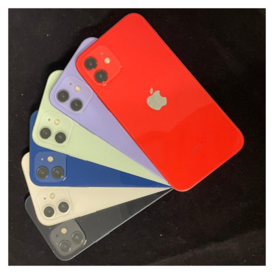 Apple iPhone 12 64GB/128GB - Unlocked, Available in Black, Blue, Red, Purple
