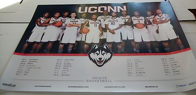 UConn Men's Basketball 2014 '15 Season (Uconn basketball store roster)