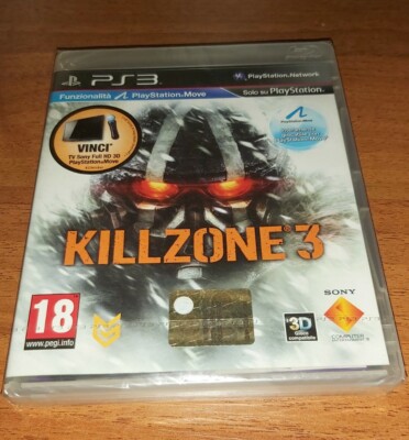 KILLZONE 3 NEW SEALED PS3 ITALIAN PLAYSTATION 3 PAL EUR