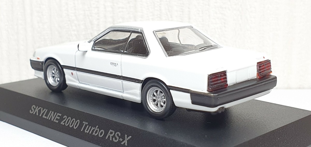 1/64 Kyosho NISSAN SKYLINE 2000 TURBO RS-X WHITE NEO diecast car