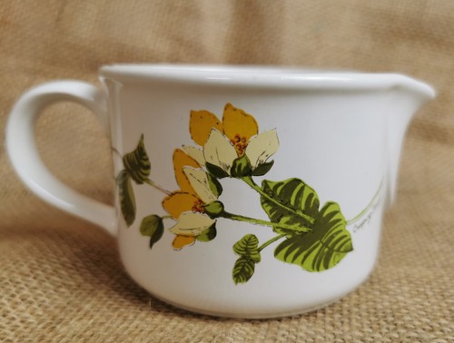 Jarra de leche vintage Royal Worcester Palissy patrón "madreselva" - Imagen 2 de 9