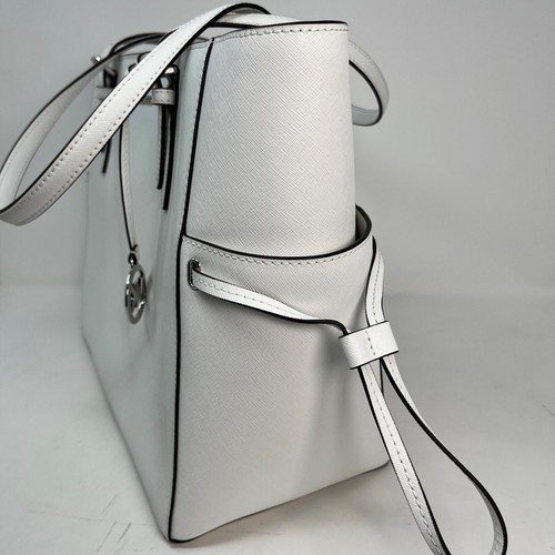 Michael Kors Gilly Large Saffiano Tote Bag - White - New with cosmetic defects - Picture 3 of 15