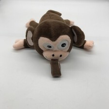 Nuby Snuggleez Brown Monkey Plush Pacifier Clip Replacement Plush Lovey