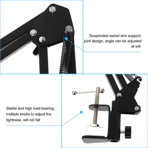 3 Pack Camera Bracket Metal Webcam Holder Desktop Arm Stand - 第 11/12 張圖片