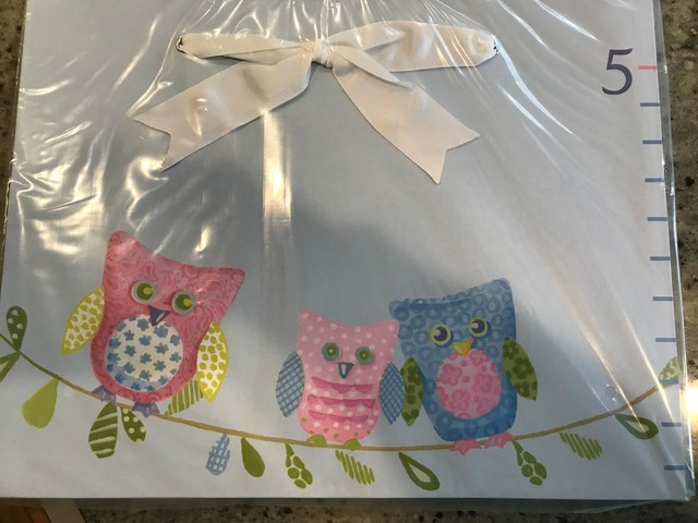 Pottery Barn Kids Hayley Owl Growth Chart Girls Multi Color For