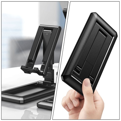Mobile Phone Holder Bracket Foldable Desktop Folding Stand Portable - Photo 10 sur 12