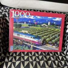 2001 FX Schmid Napa Wine Train 1000 Piece Jigsaw Puzzle By Alexander Chen  New