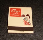 Vintage Elby's Shoney's Matchbook Unstruck — photo 1