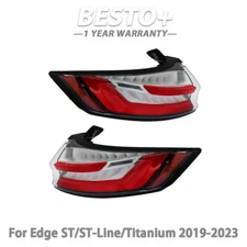 Left&Right 2PCS For Ford Edge ST/ST-Line/Titanium 2019-23 Outer LED Tail Lights