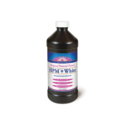 HERITAGE STORE Hydrogen Peroxide Mouthwash+ White, Liquid, Menthol | 16oz