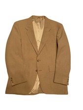 42R Levi's Mens Vintage Action Sta Prest 2 Button Blazer Jacket Taupe