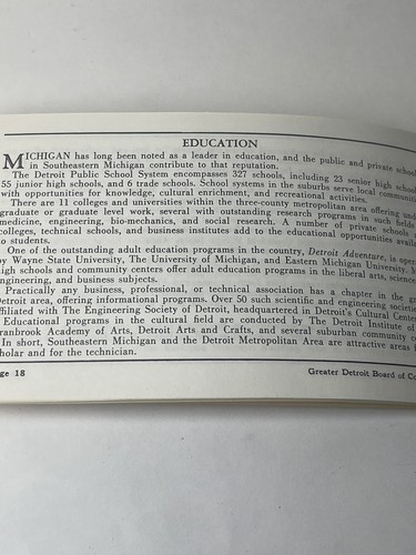 Facts & Figures About The Greater Deoit Area 1966 1967 Lee Real Estate VTG VGC - Picture 11 of 13