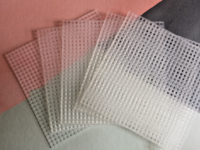 Pack of 5 Square 7 Count Plastic Canvas 10x10cm Embroidery Canvas Plastic mesh