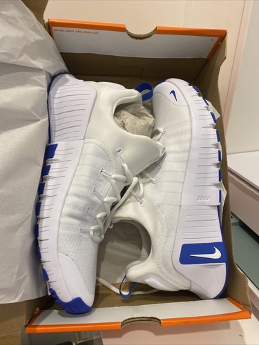 NEW Nike Free Metcon 6 ‘White/ game royal Men’s Size US 10.5 Gym fitness Shoes - Picture 7 of 8