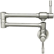 Whitehaus WHST10003-005SK Waterhaus Double Handle Wall Mounted - Stainless Steel