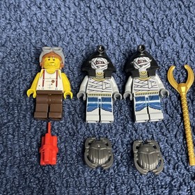 LEGO Pharaoh&rsquo;s Quest 7306 Golden Staff Guardians 100% Complete Good Shape