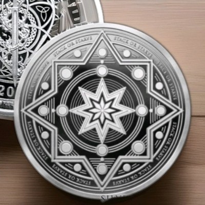 2026 Silver Shield Stack Or Starve V3 - 1 oz  Silver Proof - Pre Sale Wth Coa 